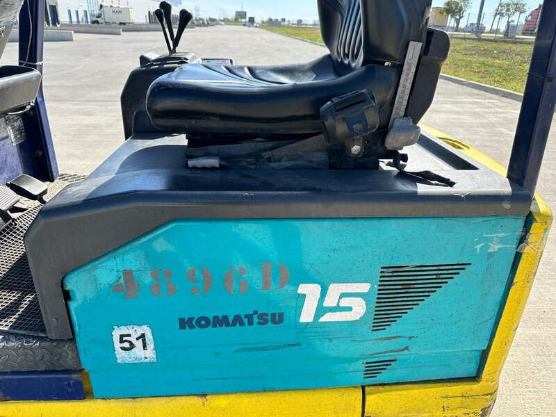 Electrostivuitor Komatsu FB 15 MG-2R, Second-Hand, An fabricatie 2004